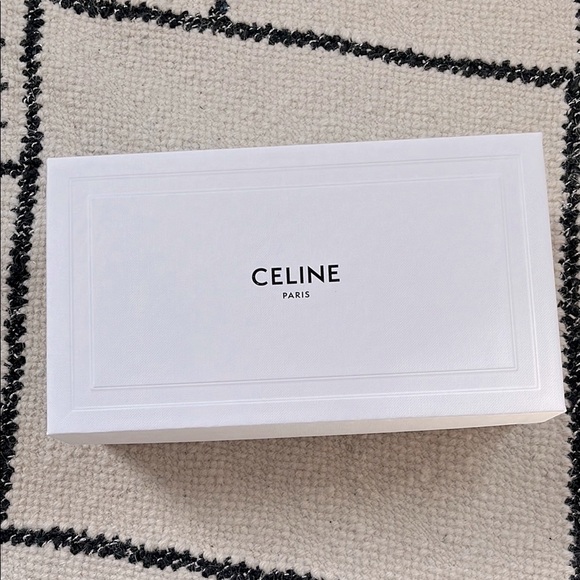 CELINE Women’s Shiny Red Monochroms Cat Eye Sunglasses—54mm - Picture 16 of 16